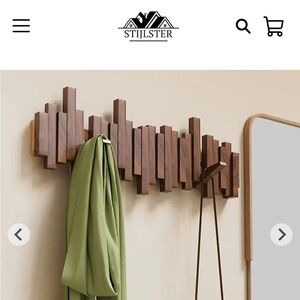 Brown Wall Coat Rack